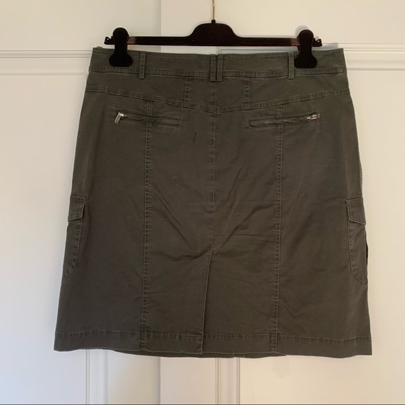 APANAGE GREEN CARGO SKIRT - Picture 2 of 4